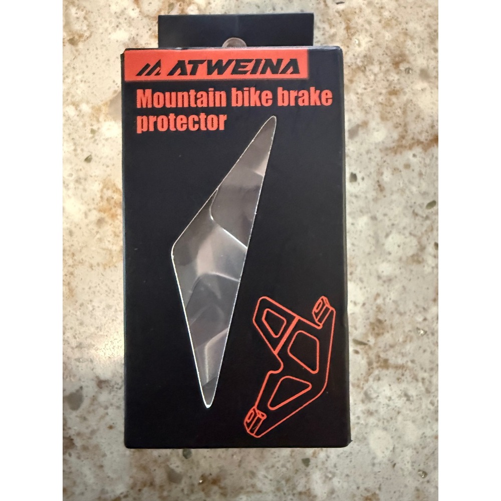 ATWEINA Mountain Bike Brake Protector Shockproof Bicycle Component Silver New